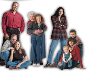 People - white background